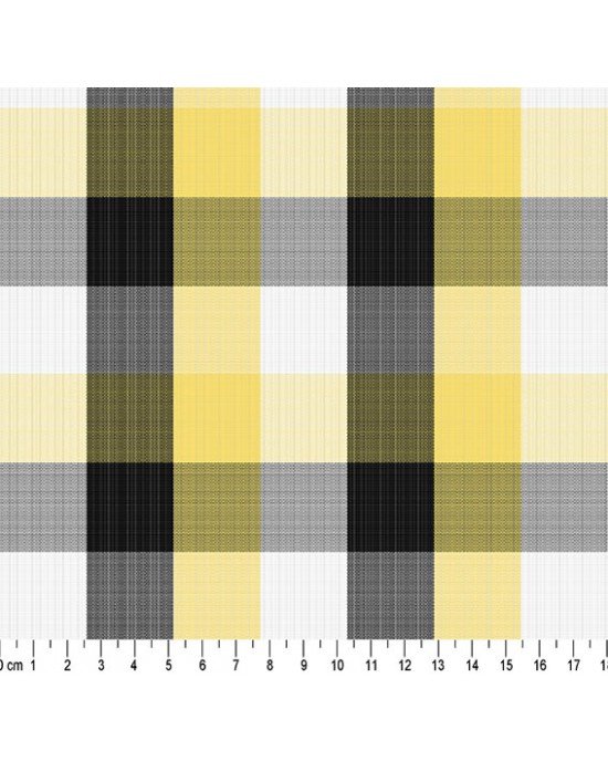 Xadrez Buffalo cor 06 (Amarelo) Xadrez Buffalo cor 06 (Amarelo)